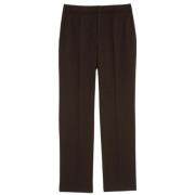 Twinset Cigarettebyxor i Trendig Stil Brown, Dam