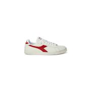 Diadora Röda Sneakers i Konstläder White, Herr