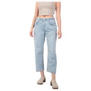 Citizens of Humanity Dahlia Bow Leg Baby Roll Jeans Blue, Dam