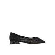 Alma EN Pena Ballerina mesh rhinestones Black, Dam