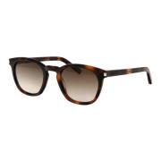 Saint Laurent Retro Stil Solglasögon SL 28 Brown, Unisex