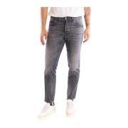 Don The Fuller Klassiska Slim Fit Bomulls Herr Jeans Black, Herr