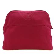 Hermès Vintage Pre-owned Canvas handvskor Red, Dam