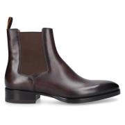 Santoni Libra Chelsea Boots i Kalbsleder Brown, Herr