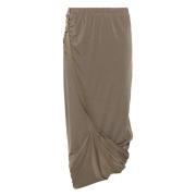 Helmut Lang Mjuk Moln Vindkjol Beige, Dam