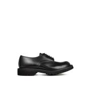 Tricker's Svart Box Lace-up Derby Skor Black, Herr