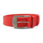 Louis Vuitton Vintage Pre-owned Laeder skrp Red, Herr