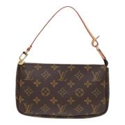 Louis Vuitton Vintage Pre-owned Canvas kuvertvskor Brown, Dam