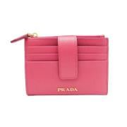 Prada Vintage Pre-owned Laeder plnbcker Pink, Dam