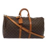 Louis Vuitton Vintage Pre-owned Canvas handvskor Brown, Dam