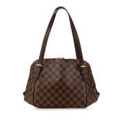 Louis Vuitton Vintage Pre-owned Canvas handvskor Brown, Dam