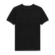 Givenchy Svart T-shirt med Monogram 72 motiv Black, Dam