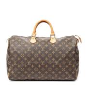 Louis Vuitton Vintage Pre-owned Canvas handvskor Brown, Dam