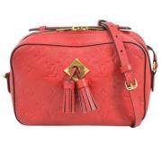 Louis Vuitton Vintage Pre-owned Laeder crossbodyvskor Red, Dam