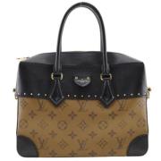 Louis Vuitton Vintage Pre-owned Canvas handvskor Brown, Dam