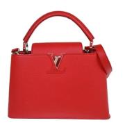 Louis Vuitton Vintage Pre-owned Laeder handvskor Red, Dam