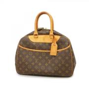 Louis Vuitton Vintage Pre-owned Tyg handvskor Brown, Dam