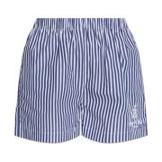 Sporty & Rich Shorts från New York-kollektionen Blue, Dam