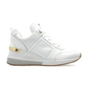 Michael Kors Georgie Wedge Sneakers White, Dam