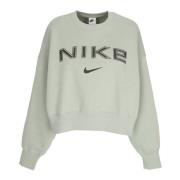 Nike Phoenix Fleece Crewneck Sweatshirt Green, Dam