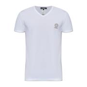 Versace T-shirt med logotyp White, Herr