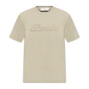 Lanvin T-shirt med präglat logotyp Green, Herr