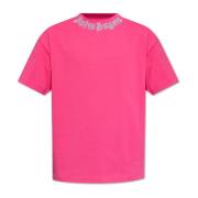 Palm Angels T-shirt med tryck Pink, Herr