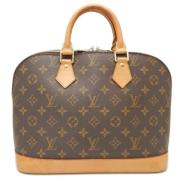 Louis Vuitton Vintage Pre-owned Canvas handvskor Brown, Dam