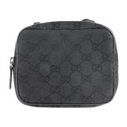 Gucci Vintage Pre-owned Canvas gucci-vskor Black, Dam