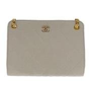 Chanel Vintage Pre-owned Mocka chanel-vskor White, Dam