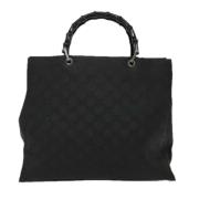 Gucci Vintage Pre-owned Canvas gucci-vskor Black, Dam