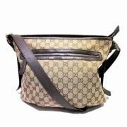 Gucci Vintage Pre-owned Canvas crossbodyvskor Beige, Dam