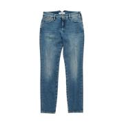 Cycle Skinny Jeans med oregelbunden warp-effekt Blue, Dam