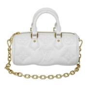 Louis Vuitton Vintage Pre-owned Laeder louis-vuitton-vskor White, Dam