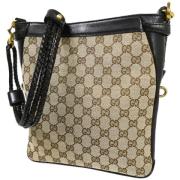 Gucci Vintage Pre-owned Canvas gucci-vskor Beige, Dam