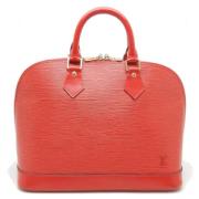 Louis Vuitton Vintage Pre-owned Canvas handvskor Red, Dam