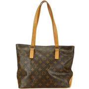 Louis Vuitton Vintage Pre-owned Canvas axelremsvskor Brown, Dam