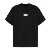 MM6 Maison Margiela T-shirt med logopatch Black, Herr