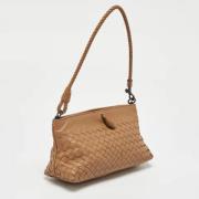 Bottega Veneta Vintage Pre-owned Laeder axelremsvskor Brown, Dam