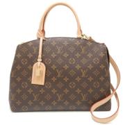 Louis Vuitton Vintage Pre-owned Canvas handvskor Brown, Dam