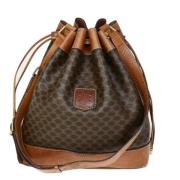 Celine Vintage Pre-owned Canvas celine-vskor Brown, Dam