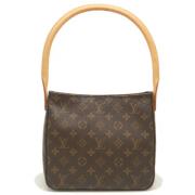 Louis Vuitton Vintage Pre-owned Canvas axelremsvskor Brown, Dam