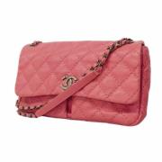 Chanel Vintage Pre-owned Laeder chanel-vskor Pink, Dam