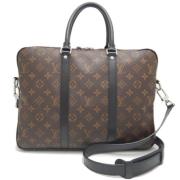 Louis Vuitton Vintage Pre-owned Canvas louis-vuitton-vskor Brown, Dam