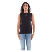 Diesel Oval D Tank Top Black, Herr