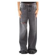 Diesel Ripped Relaxed Jeans 1996 Style Gray, Dam