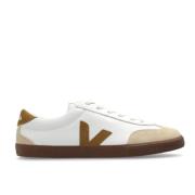 Veja Vita Volley Sneakers med Brun Logo White, Herr