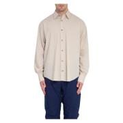 Ten C Poplin Oversize Skjorta i 307 Beige, Herr