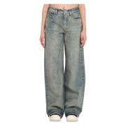 Rick Owens Sky Jeans i Geth Stil Blue, Dam