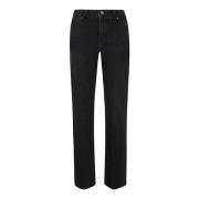 Paige Svarta Denim Jeans Tillverkade i Kina Black, Dam